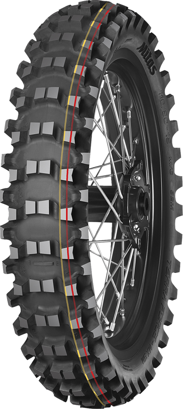 MITAS Terra Force-MX SM Rear Tire 120/80-19 for Motocross Soft to Medium Terrain