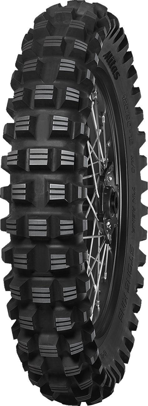 MITAS Stone King Rear Tire - 120/90-19, 66N for Off-Road & Dual-Sport Motorcycles