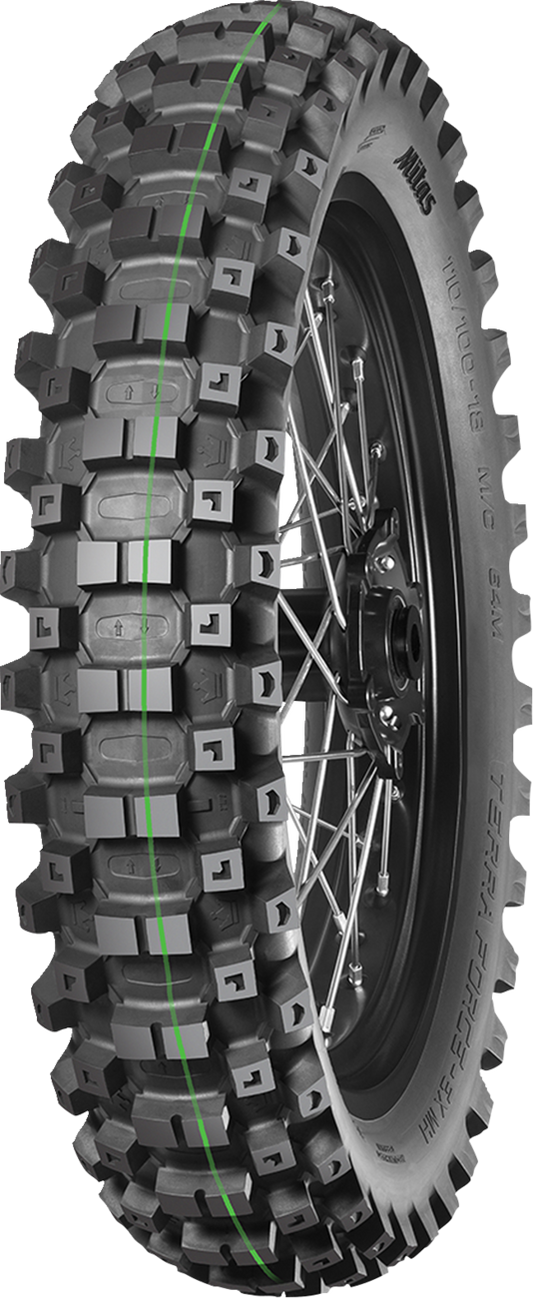 MITAS Terra Force-EX MH Super Light Rear Tire - 110/100-18 - 64M for Enduro and Trail Riding