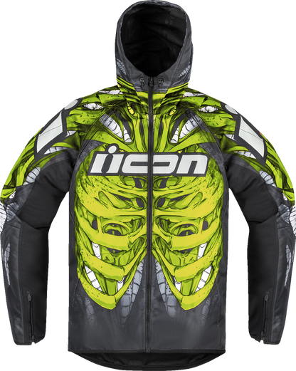 ICON Airform Manik'r™ Green Motorcycle Jacket - Size XL