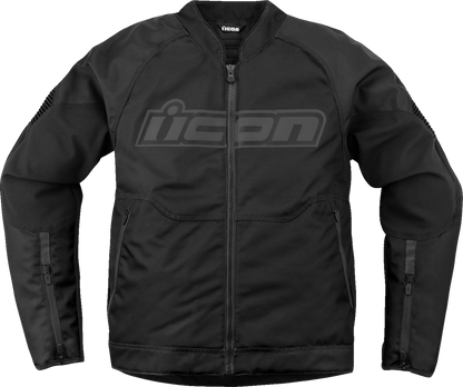 ICON Overlord3™ Jacket in Black, Size Large - Part Number 2820-6688