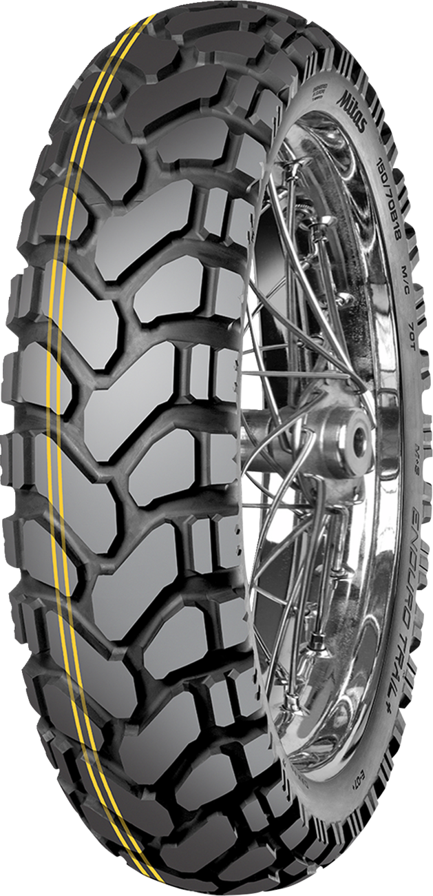 MITAS Enduro Trail+ Dakar Rear Tire 140/80B18 70H for Dual Sport & Adventure Motorcycles