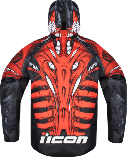 ICON Airform Manik'r™ Jacket - Red, Medium - Motorcycle Riding Gear with Impact Protection