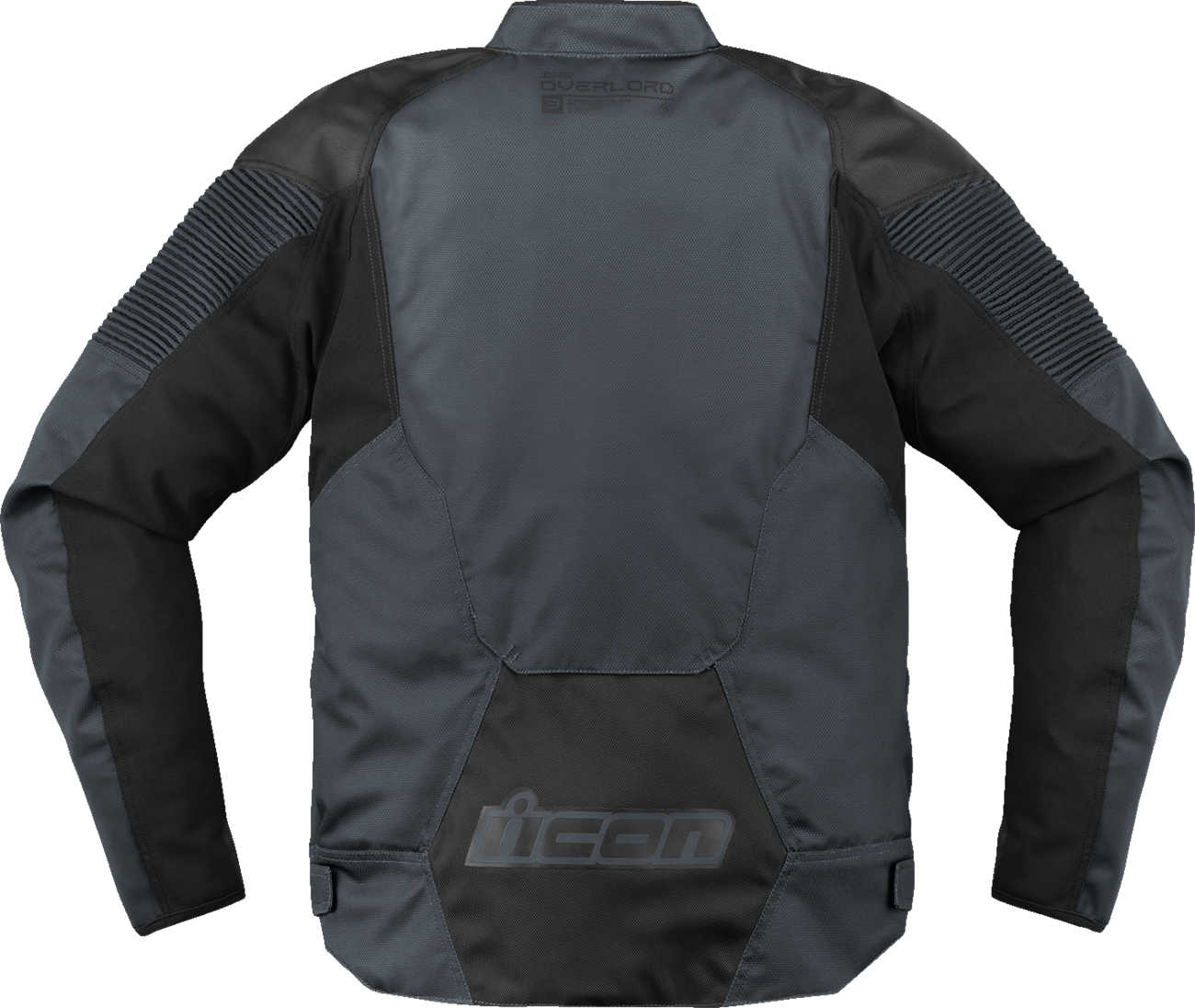 ICON Overlord3™ Slate Motorcycle Jacket - Small with D3O® Impact Protectors and Removable Insulated Liner