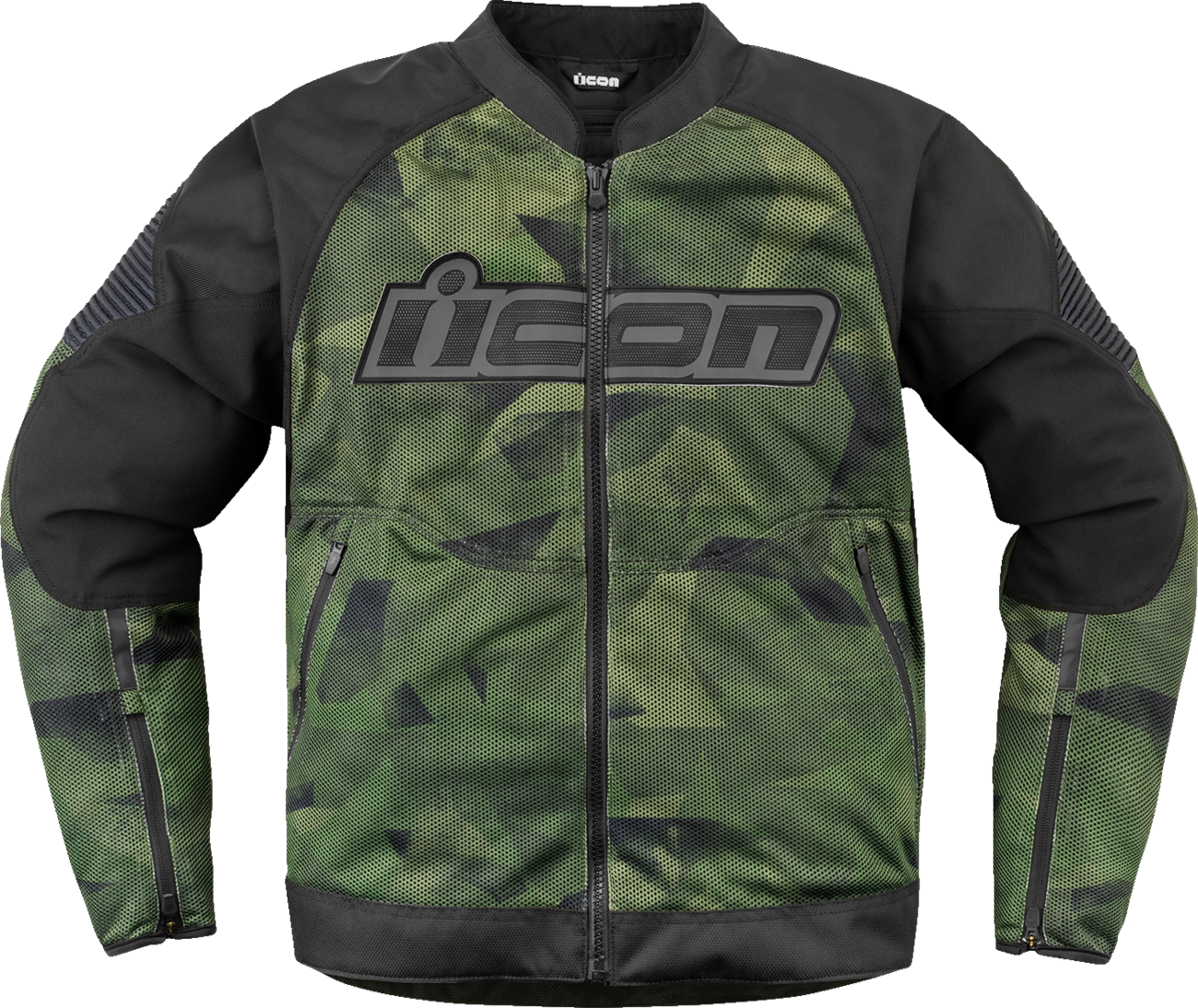 ICON Overlord3 Mesh™ Camo Motorcycle Jacket - Green, 3XL