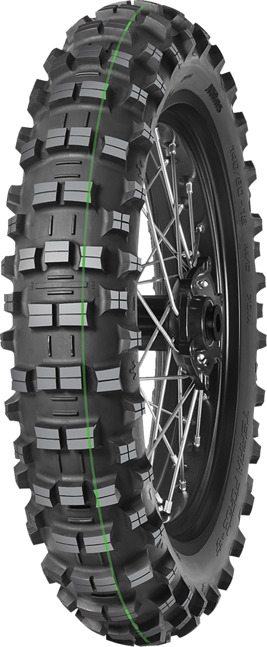 MITAS Terra Force-EF Super Light Rear Tire - 120/90-18 65R for Enduro and Dual Sport Motorcycles