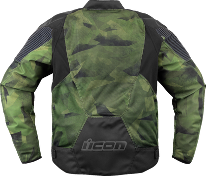 ICON Overlord3 Mesh™ Camo Motorcycle Jacket - Green, 3XL