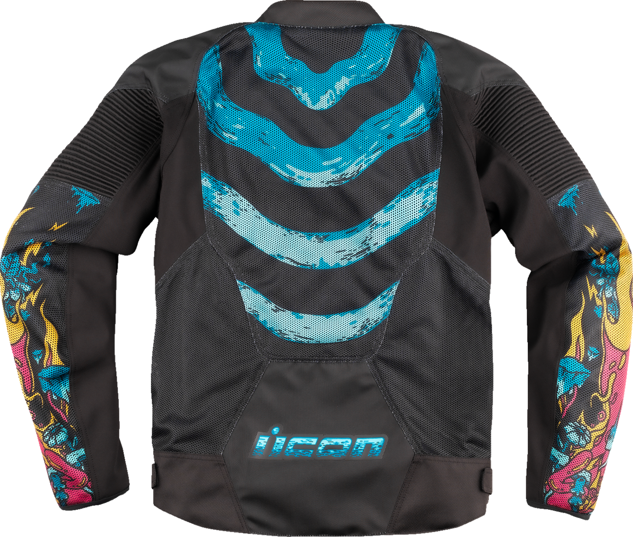ICON Overlord3 Mesh Munchies™ Jacket in Teal - Size Large | Part Number 2820-6726