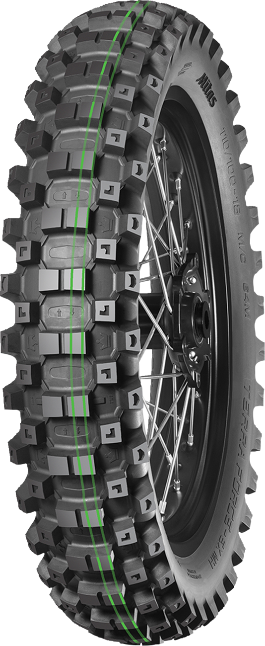 MITAS Terra Force-EX MH Super Soft Rear Tire - 120/90-18 for Enduro & Dual Sport Motorcycles