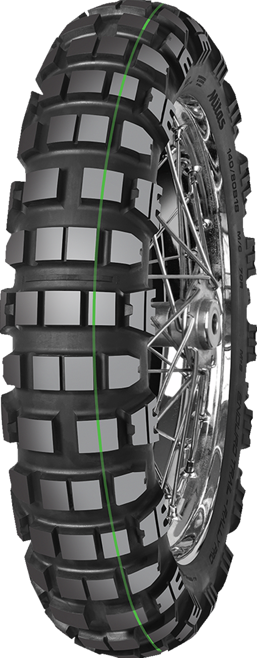 MITAS Enduro Trail-Rally Pro Super Light Rear Tire 140/80B18 for Adventure and Dual Sport Motorcycles