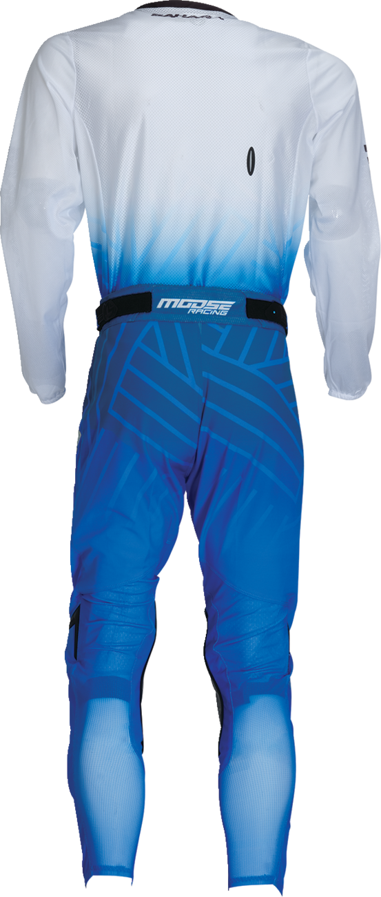 Moose Offroad Sahara Jersey - Blue/White, Small - Performance Off-Road Riding Gear