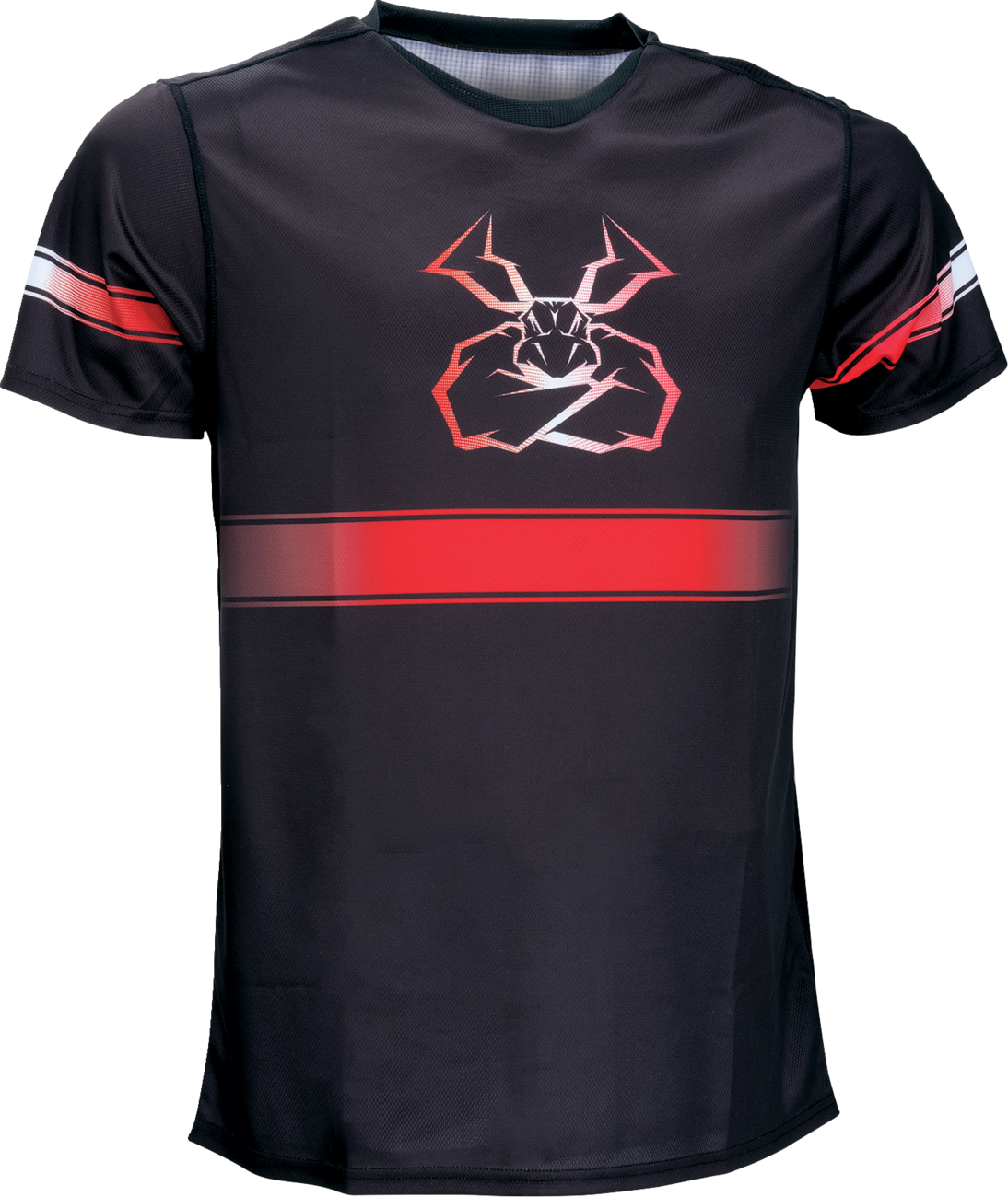 Moose Offroad Mountain Bike Short-Sleeve Jersey - Red/Black, Medium (Part No. 5020-0268)