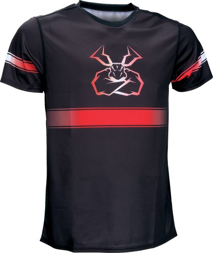 Moose Offroad Mountain Bike Short-Sleeve Jersey - Red/Black, Medium (Part No. 5020-0268)