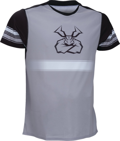 Moose Offroad Mountain Bike Short-Sleeve Jersey - Black/Gray - Small (Part No. 5020-0257)