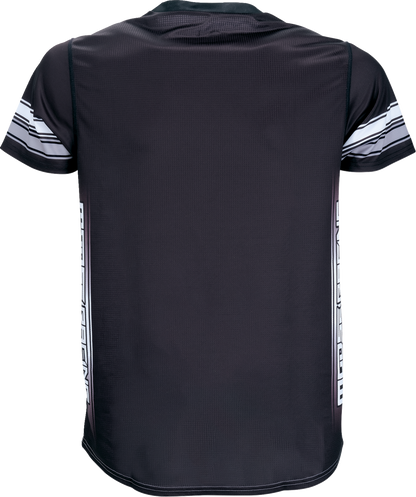 Moose Offroad Mountain Bike Short-Sleeve Jersey - Black/Gray - Small (Part No. 5020-0257)
