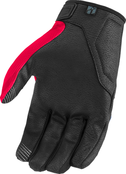 ICON Hooligan CE Tejas Libre Gloves - Blue, Large - Model 3301-4718