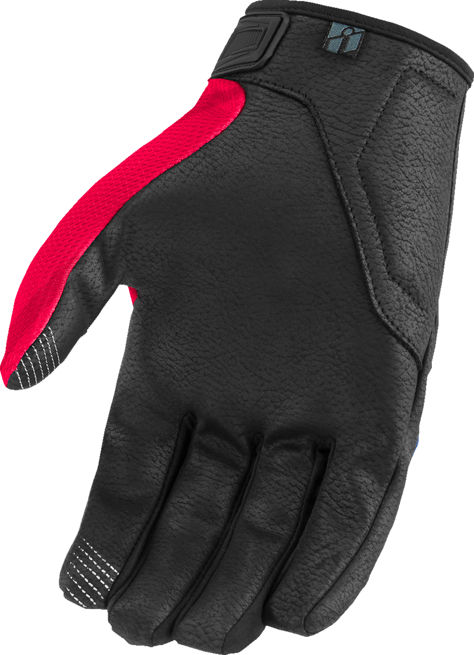 ICON Hooligan CE Tejas Libre Gloves - Blue, Size XL - Part Number 3301-4719