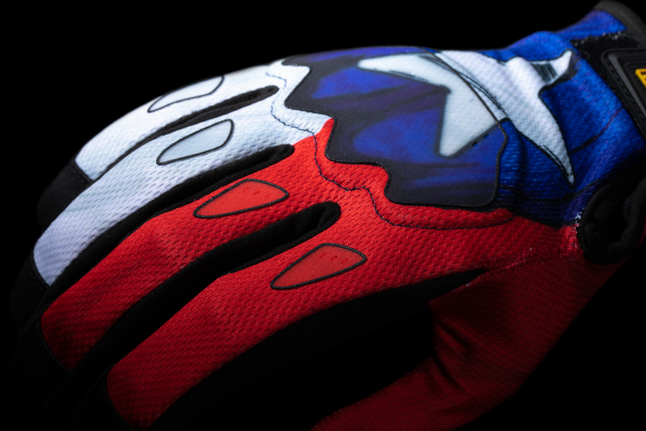 ICON Hooligan™ CE Tejas Libre Gloves - Small, Blue - Part 3301-4716