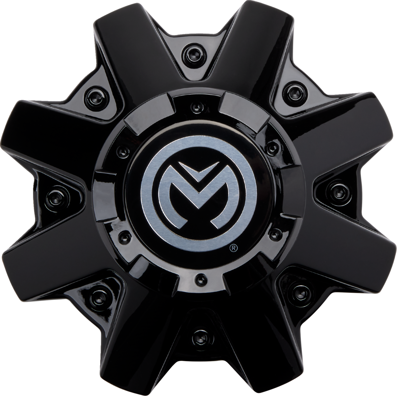 MOOSE OFFROAD C550GB-MOO Replacement Center Cap for 416X Wheels - Gloss Black Finish