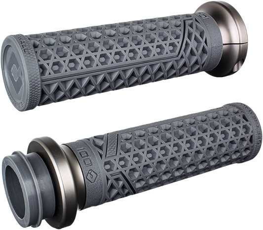ODI Vans Signature Tbw 1-Inch Graphite and Gun Metal Motorcycle Hand Grips