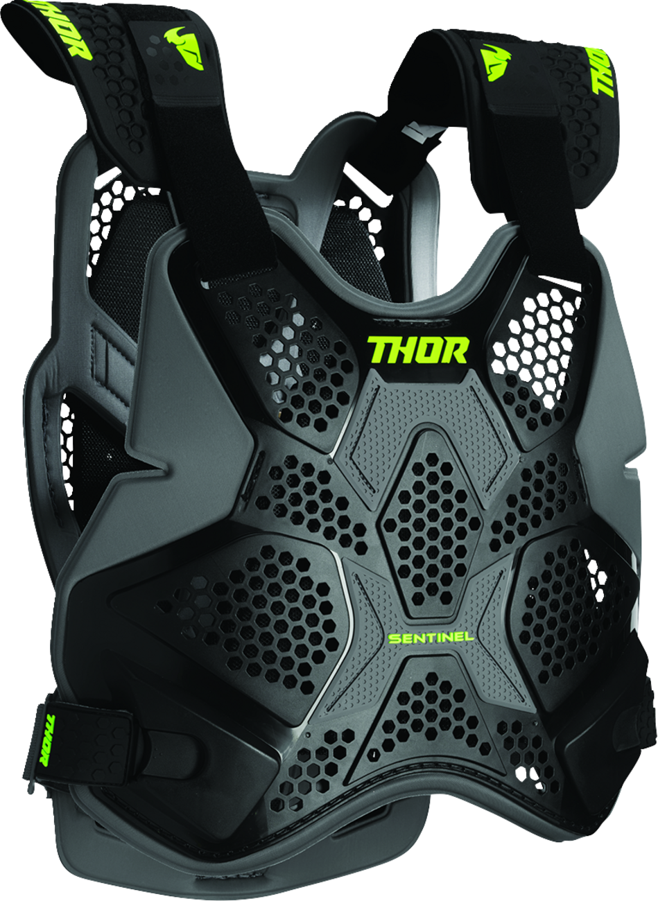 THOR Sentinel Pro Guard XL/2XL - Black with Adjustable Fit and Ventilation