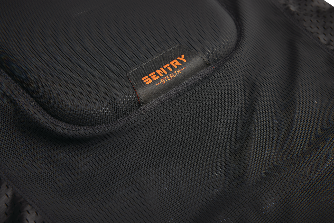 THOR Sentry Stealth Guard Black L/XL - Lightweight and Breathable Motorcycle Body Armor