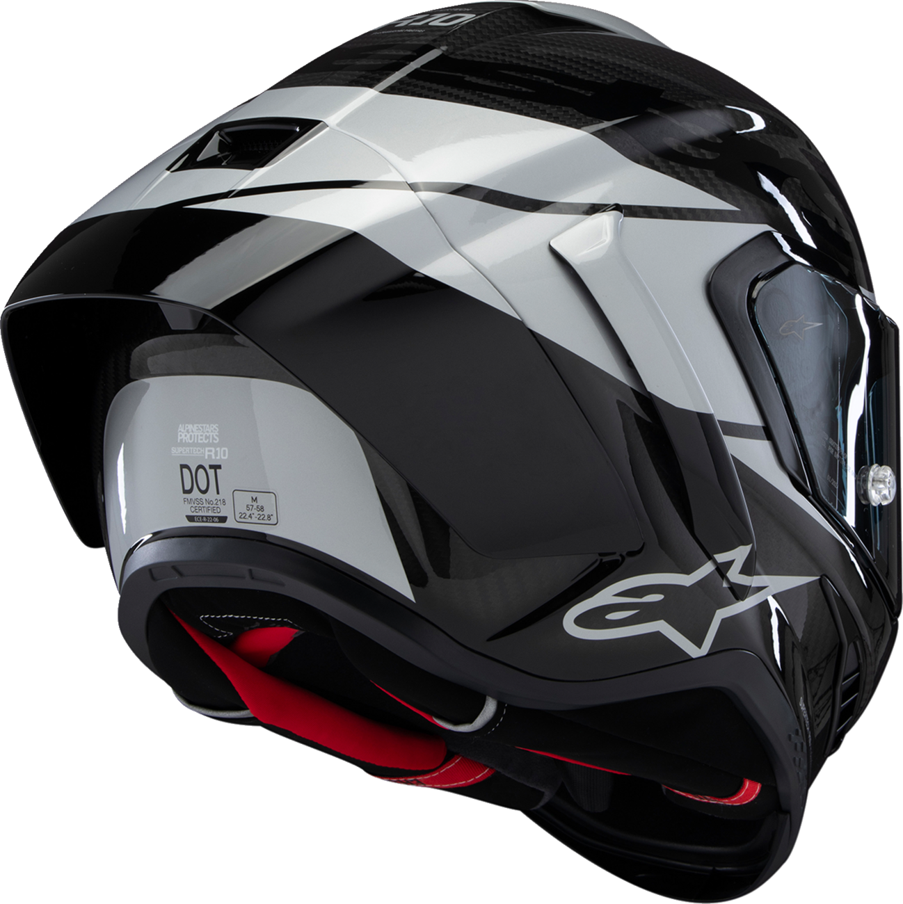 Alpinestars Supertech R10 Element Carbon Helmet 2XL – Advanced Impact Protection and Aerodynamics