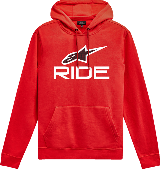Alpinestars Ride 4.0 Pullover Hoodie - Red, White & Black - Large