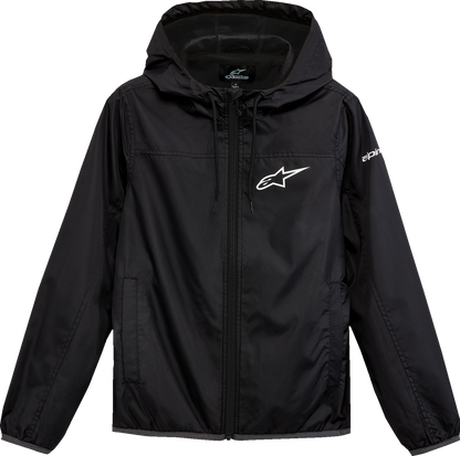 Alpinestars Women's TREQ Windbreaker Jacket - Black, Size Large (Part #1232-11910-10-L)
