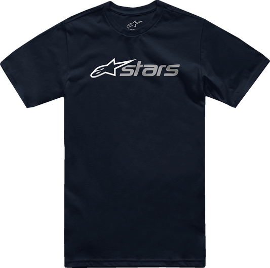 Alpinestars Blaze 2.0 T-Shirt - Navy, White & Gray - 2XL (Part Number 1214-73108-7038-2XL)