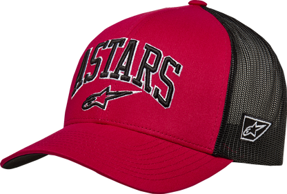 Alpinestars Dunker Hat - Red/Black, One Size, Part Number 1214-81717-3010-OS