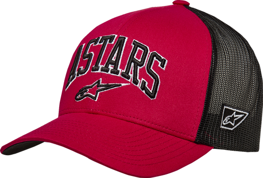 Alpinestars Dunker Hat - Red/Black, One Size, Part Number 1214-81717-3010-OS