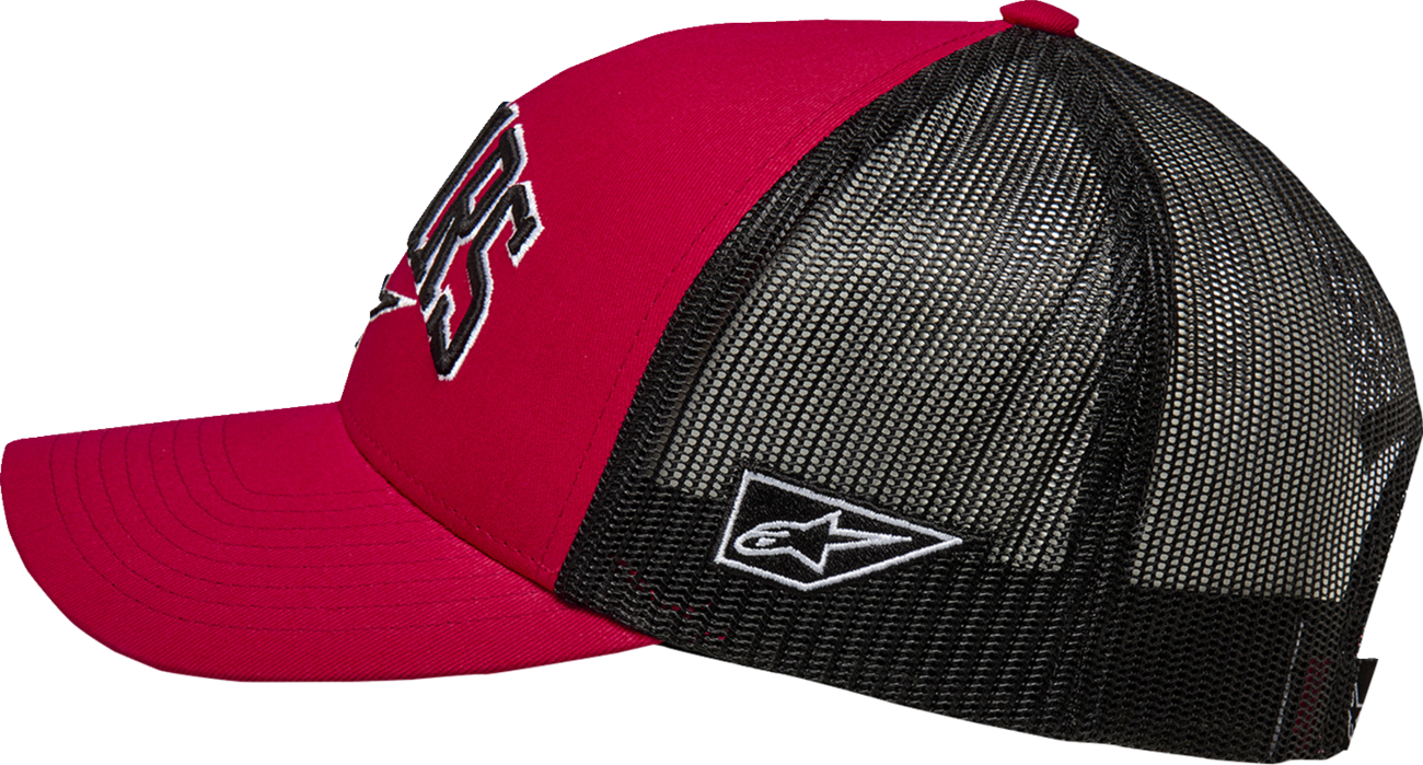 Alpinestars Dunker Hat - Red/Black, One Size, Part Number 1214-81717-3010-OS