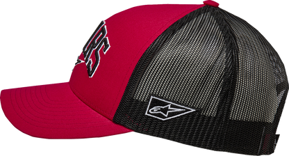 Alpinestars Dunker Hat - Red/Black, One Size, Part Number 1214-81717-3010-OS