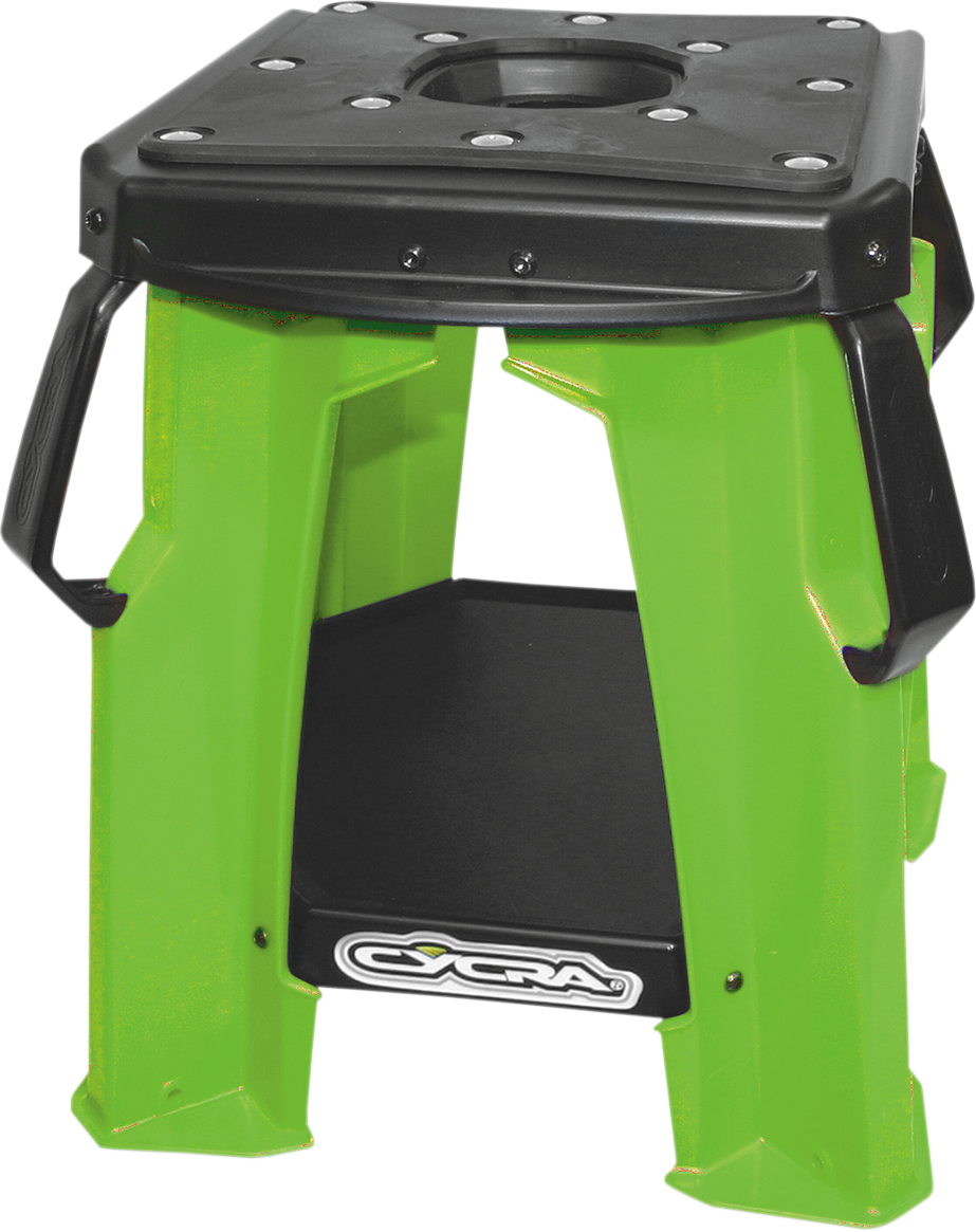 CYCRA Moto Stand Green 1CYC-2037-72UA for Motorcycle Maintenance and Support