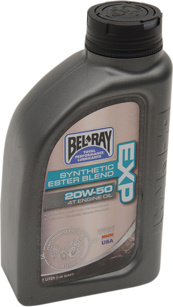BEL-RAY EXP Synthetic Blend 4T Oil 20W-50 - 1L (Part #99131-B1LW)