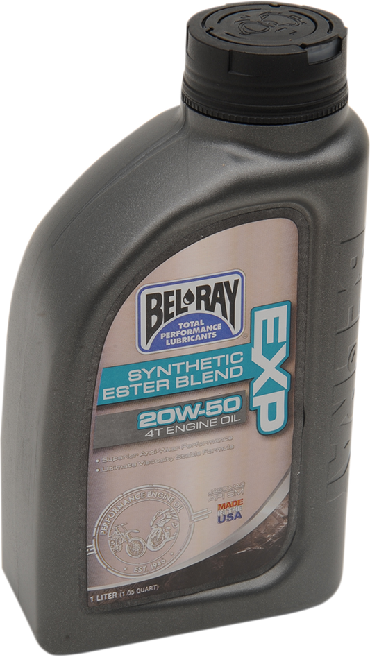 BEL-RAY EXP Synthetic Blend 4T Oil 20W-50 - 1L (Part #99131-B1LW)
