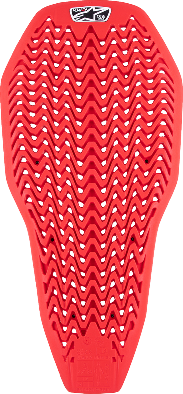Alpinestars Nucleon Plasma Full Back Insert - Red/Black - Large