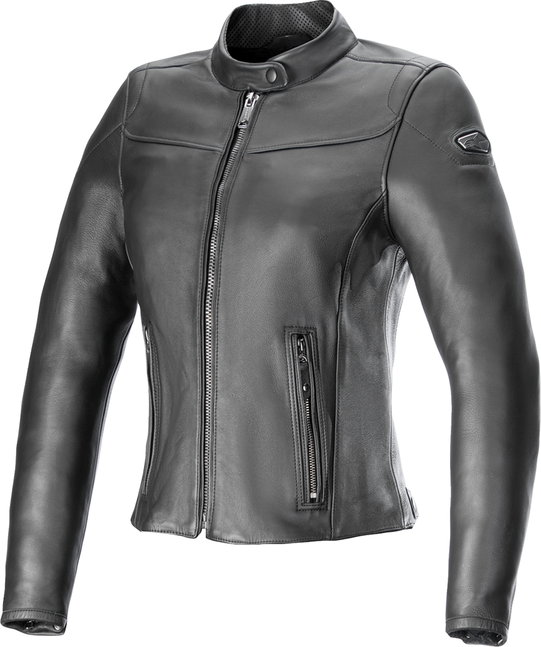 Alpinestars Stella Tory Leather Jacket - Black Large (Part #3113824-1100-L)