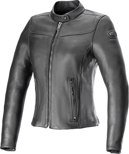 Alpinestars Stella Tory Leather Jacket - Black Large (Part #3113824-1100-L)