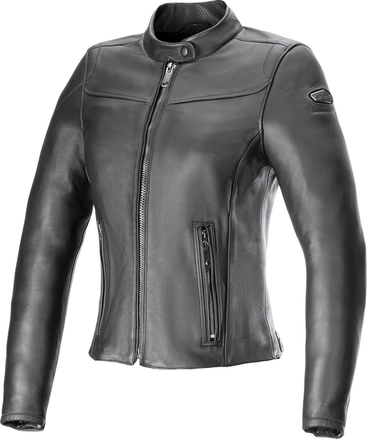 Alpinestars Stella Tory Leather Jacket - Black Large (Part #3113824-1100-L)