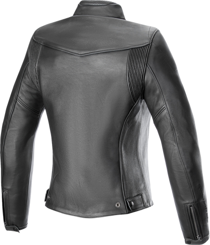 Alpinestars Stella Tory Leather Jacket - Black Large (Part #3113824-1100-L)