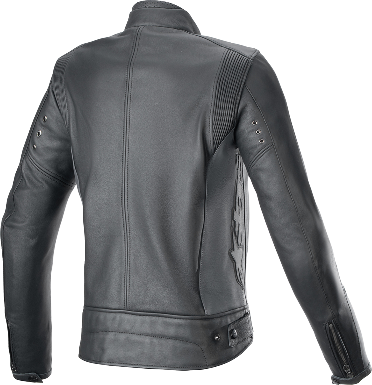 Alpinestars Stella Dyno Leather Jacket - Black Tar Gray/Dark Gray - XL