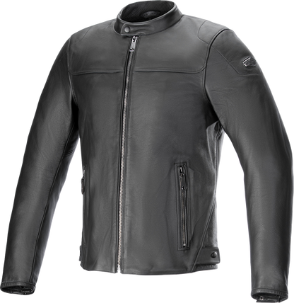 Alpinestars Blacktrack Leather Jacket 3XL – Versatile Motorcycling Gear with Detachable Thermal Vest and Armor Protection