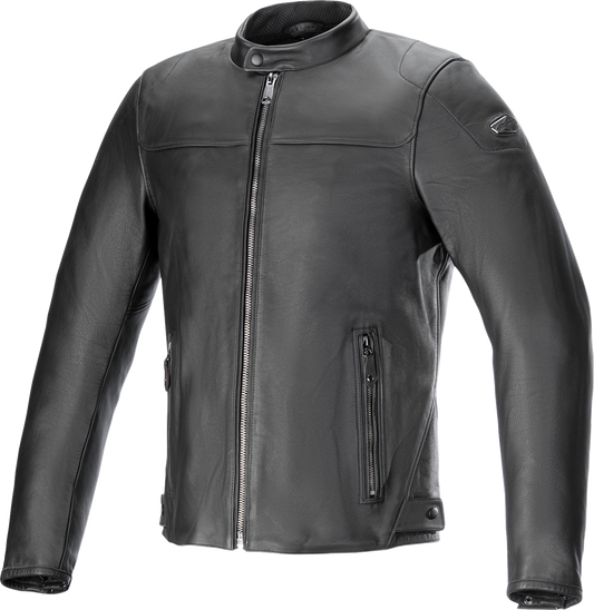Alpinestars Blacktrack Leather Jacket 3XL – Versatile Motorcycling Gear with Detachable Thermal Vest and Armor Protection