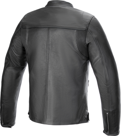 Alpinestars Blacktrack Leather Jacket 3XL – Versatile Motorcycling Gear with Detachable Thermal Vest and Armor Protection