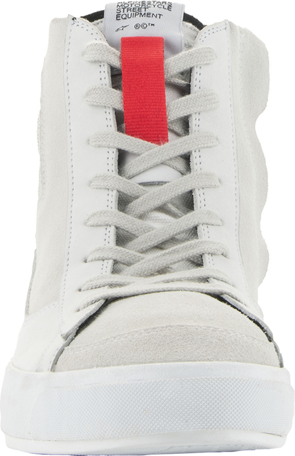 Alpinestars Stated Shoes White/Gray US 12 / EU 45.5 – Durable Urban Riding Footwear