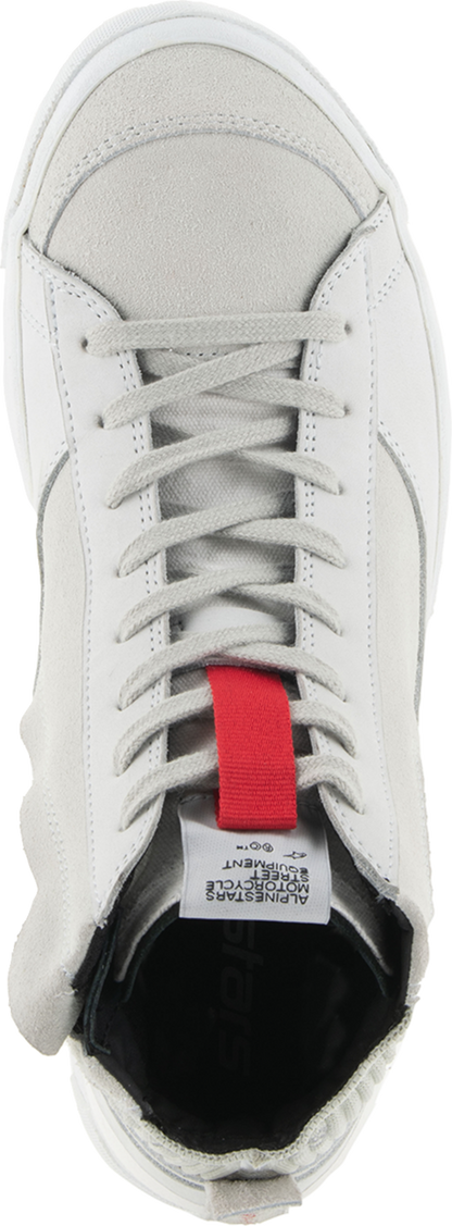 Alpinestars Stated Shoes White/Gray US 12 / EU 45.5 – Durable Urban Riding Footwear