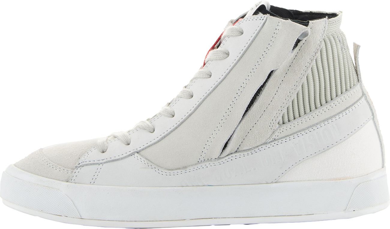 Alpinestars Stated Shoes White/Gray US 12 / EU 45.5 – Durable Urban Riding Footwear