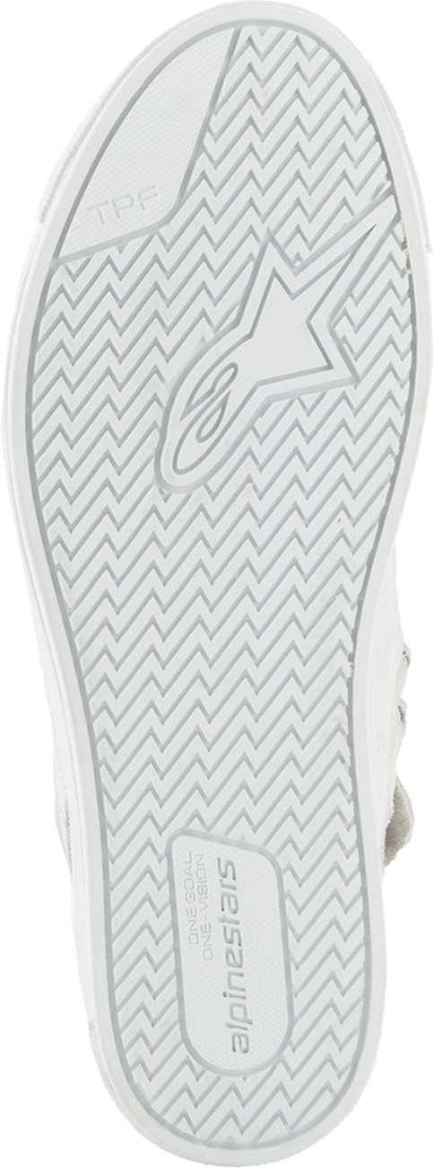 Alpinestars Stated Shoes White/Gray US 12 / EU 45.5 – Durable Urban Riding Footwear